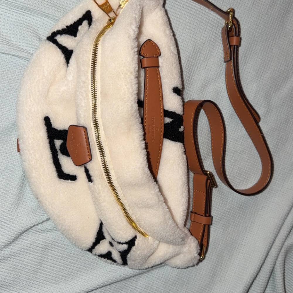 Sherpa Monogram Teddy Bumbag